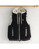 Moncler GILET泰迪熊背心 黑