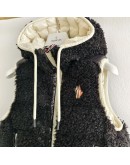 Moncler GILET泰迪熊背心 黑