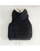 Moncler GILET泰迪熊背心 黑