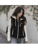 Moncler GILET泰迪熊背心 黑