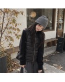 Moncler Cardigan 女款鋪棉羊毛針織開襟衫 黑