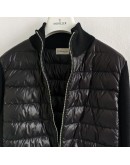 Moncler Cardigan 女款鋪棉羊毛針織開襟衫 黑