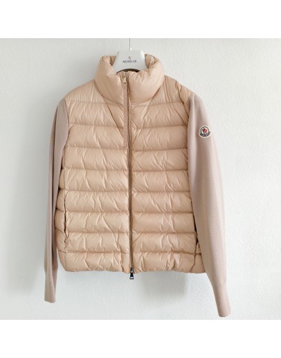 Moncler Cardigan Tricot 針織羽絨外套 粉