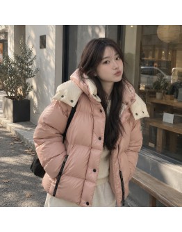Moncler Parana 雙色羽絨外套 粉