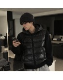 Moncler Cardigan 男款針織拼接羽絨外套 黑