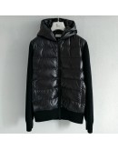 Moncler Cardigan 男款針織拼接羽絨外套 黑