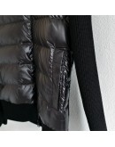 Moncler Cardigan 男款針織拼接羽絨外套 黑