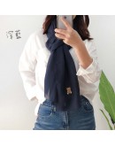 Moschino 薄款圍巾 50173 013 深藍色 