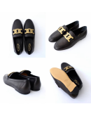Tod's 黑色皮革樂福鞋 