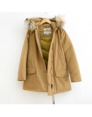 Woolrich 0305羽絨外套 卡其色