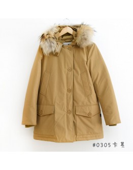 Woolrich 0305羽絨外套 卡其色